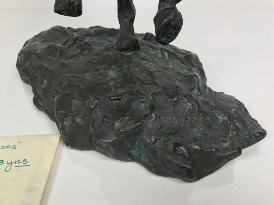 Vintage 1970 Polybronze Sculpture 'Save The Colors' By Thomas Holland With Certificate Of Authenticity 43 Of 350 [Photo 11]