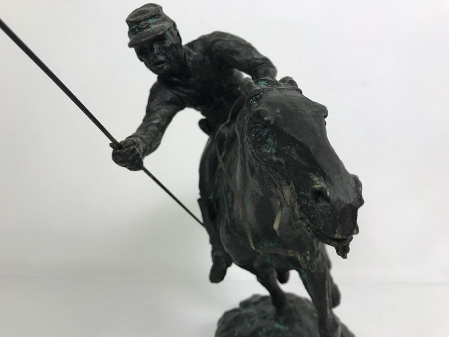 Vintage 1970 Polybronze Sculpture 'Save The Colors' By Thomas Holland With Certificate Of Authenticity 43 Of 350 [Photo 24]