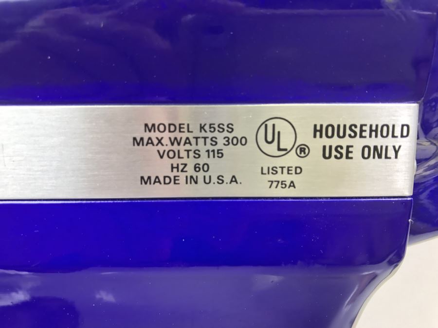 KitchenAid Mixer Model K5SS [Photo 12]