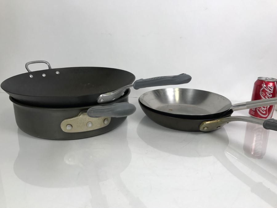 (3) Magnalite Professional Cookware And (1) Revere Ware Copper Clad Skillet