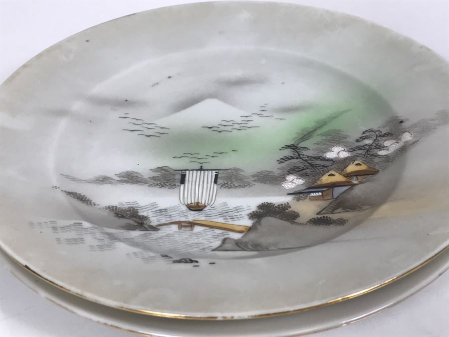 Vintage 12-Piece Hand Painted Japanese China Set [Photo 8]