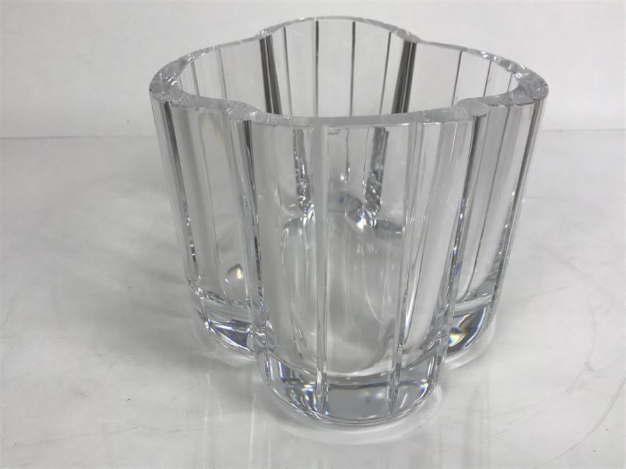 Vintage Orrefors Sweden Crystal Vase