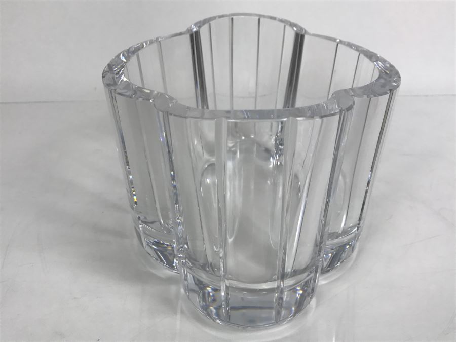 Vintage Orrefors Sweden Crystal Vase