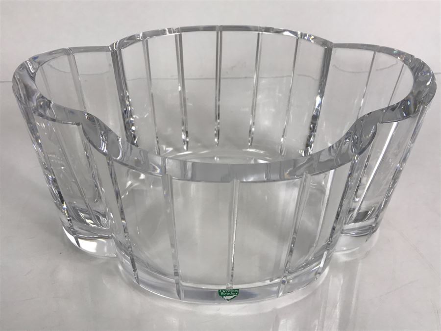 Vintage Orrefors Sweden Crystal Vase [Photo 8]