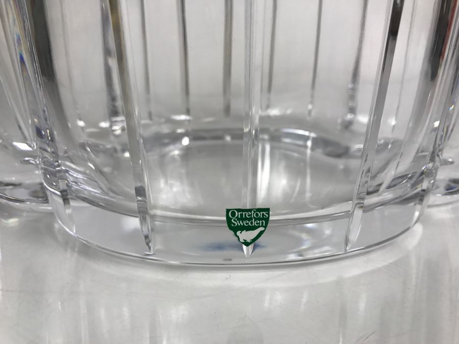 Vintage Orrefors Sweden Crystal Vase [Photo 5]