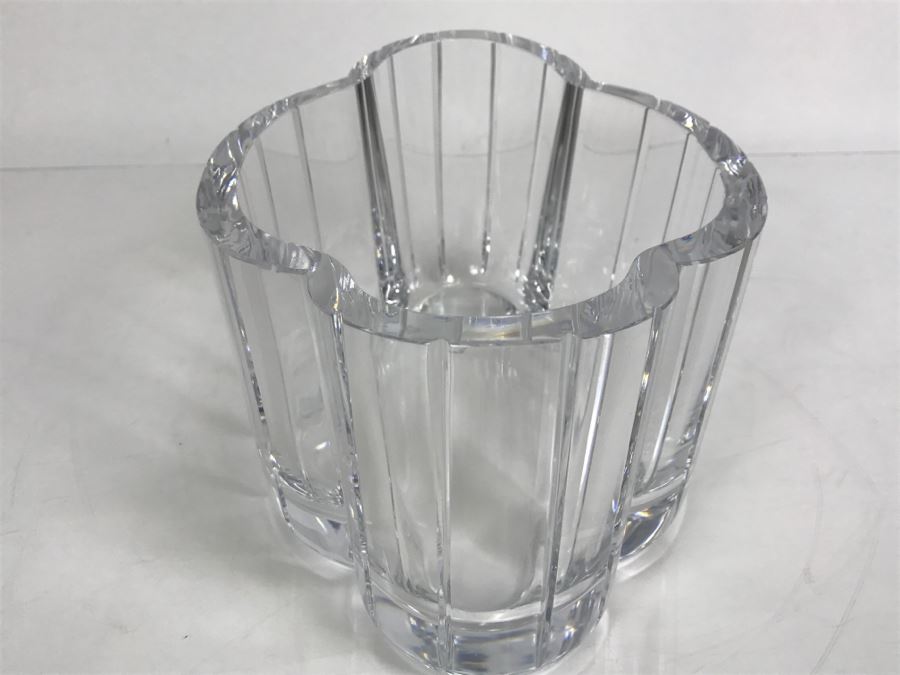 Vintage Orrefors Sweden Crystal Vase [Photo 18]