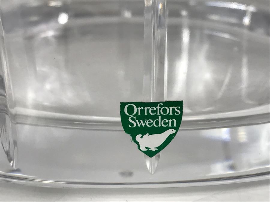 Vintage Orrefors Sweden Crystal Vase [Photo 6]