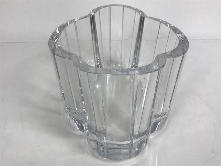Vintage Orrefors Sweden Crystal Vase [Photo 11]