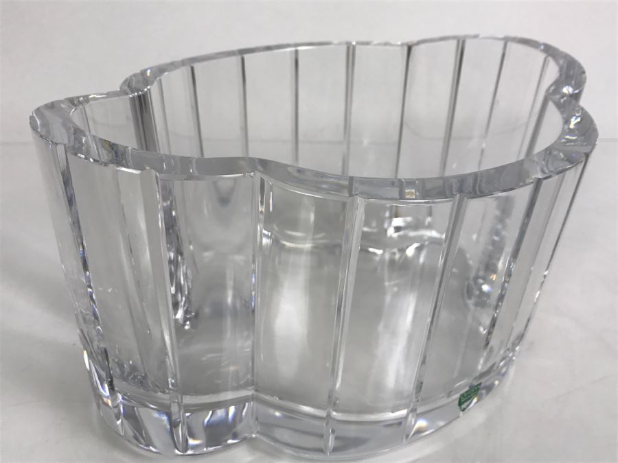 Vintage Orrefors Sweden Crystal Vase