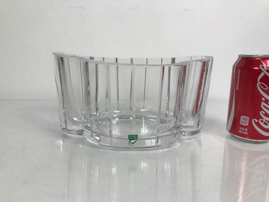 Vintage Orrefors Sweden Crystal Vase [Photo 2]