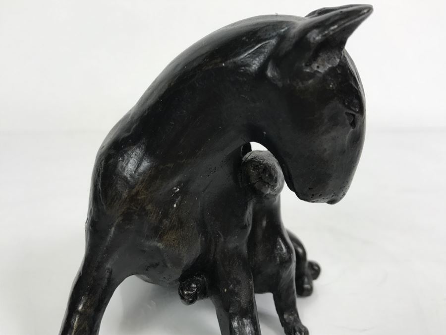 Small Bull Terrier With Puppy Sculpture [Photo 10]