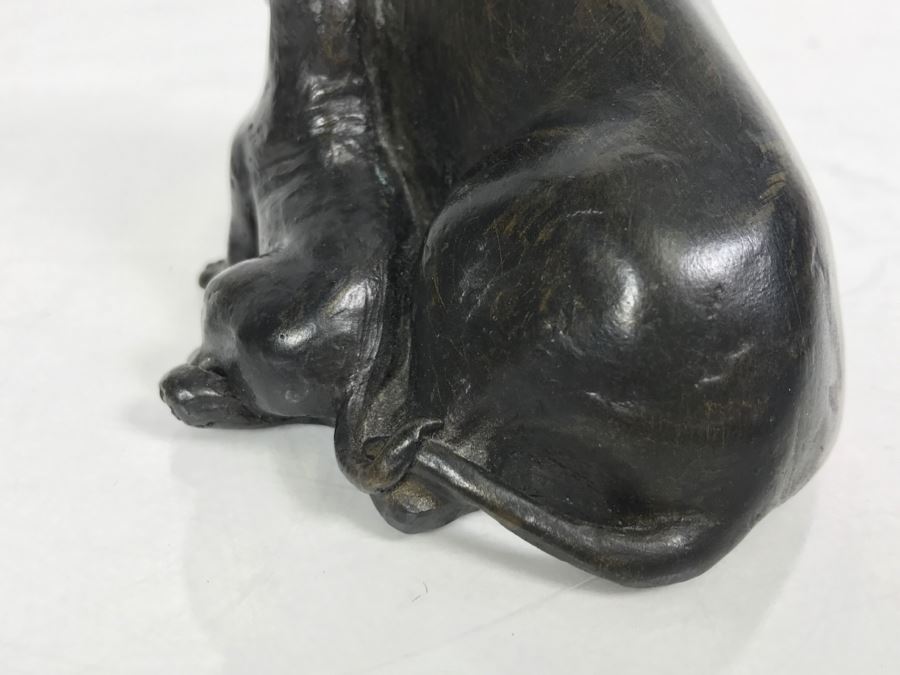 Small Bull Terrier With Puppy Sculpture [Photo 6]