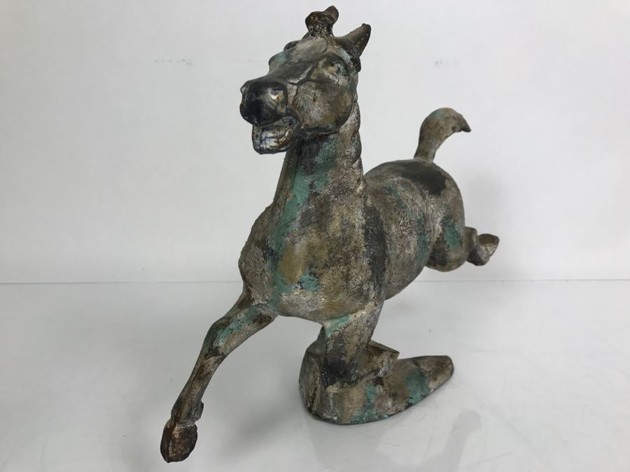 Metal Horse Sculpture Made In Japan [Photo 9]