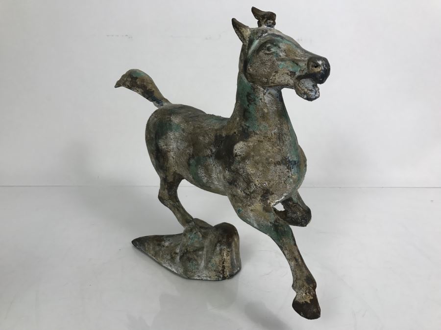 Metal Horse Sculpture Made In Japan [Photo 3]