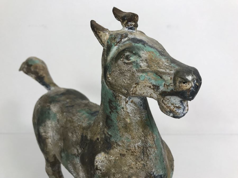 Metal Horse Sculpture Made In Japan [Photo 4]