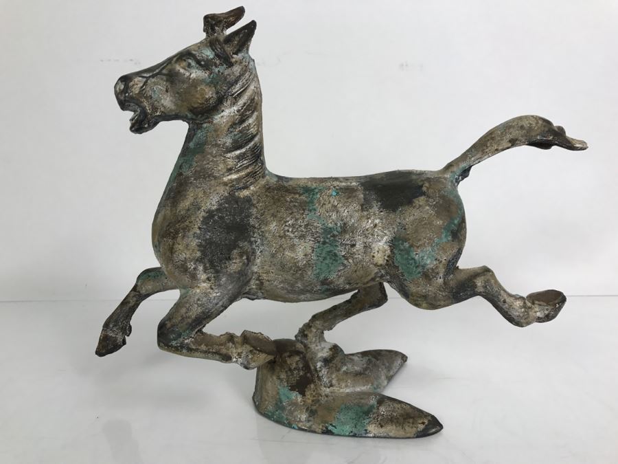 Metal Horse Sculpture Made In Japan [Photo 10]