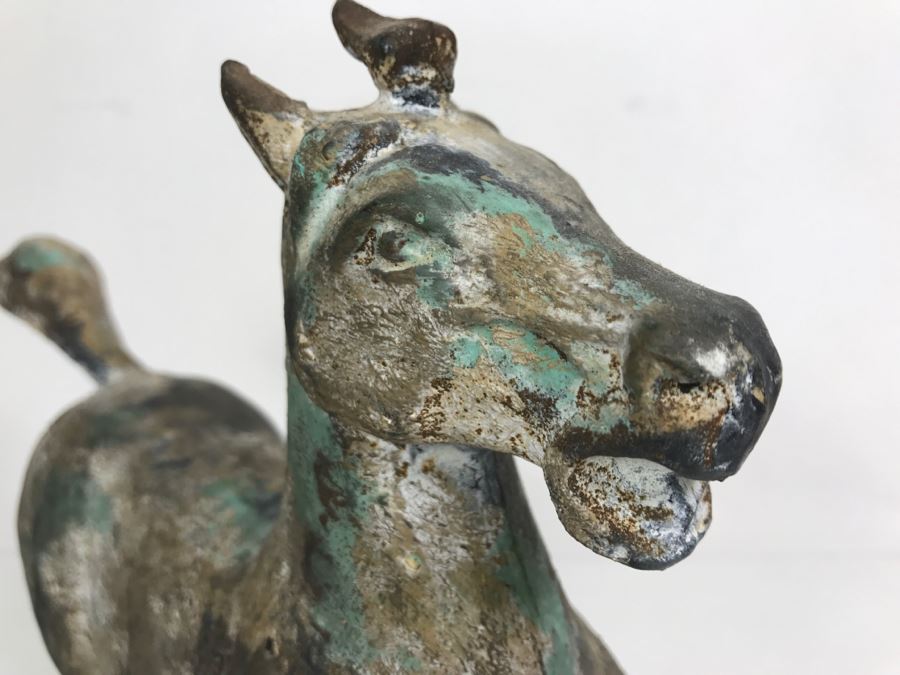 Metal Horse Sculpture Made In Japan [Photo 5]