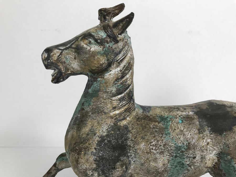Metal Horse Sculpture Made In Japan [Photo 11]