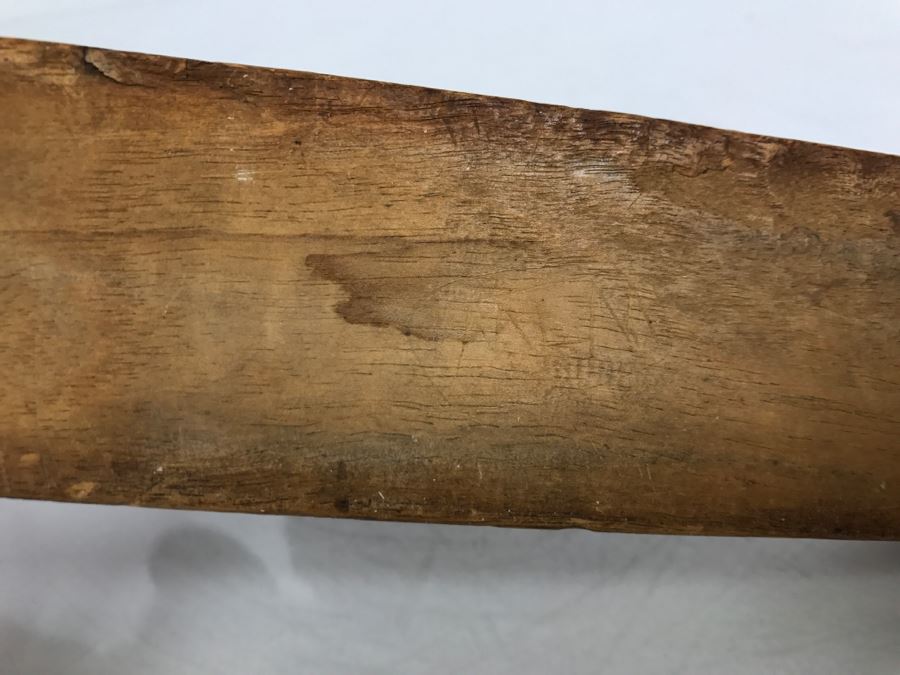 Vintage Hand Carved Wooden Sculpture Of The Lion Of Lucerne Luzern Switzerland Well Executed Detailed Carving [Photo 11]