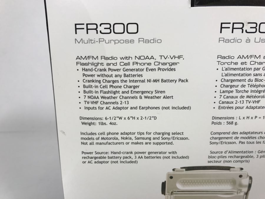 FR300 Mult-Purpose Radio Eton [Photo 6]