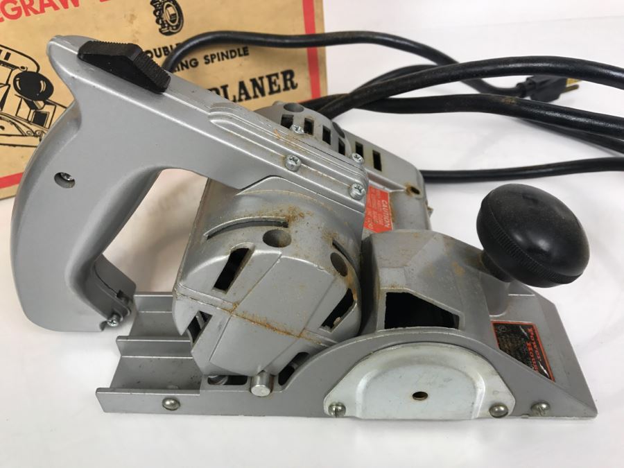 McGraw-Edison Electric Planer Double Race Ball Bearing Spindle With Box Model 751000 [Photo 8]
