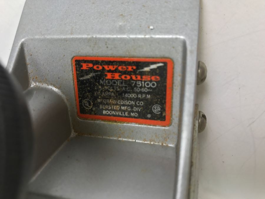 McGraw-Edison Electric Planer Double Race Ball Bearing Spindle With Box Model 751000 [Photo 9]