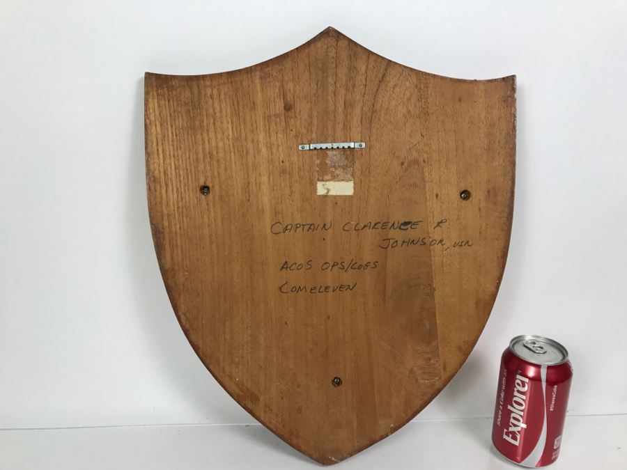 Military Plaque 'Armade De Mexico' On Back Is Captain Clarence R. Johnson, USN ACOS OPS/COGS COM Eleven [Photo 7]