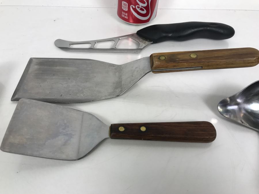 Various Knives And Utensils Including CUTCO, J.A. Henckels, And Sheffield England  [Photo 10]