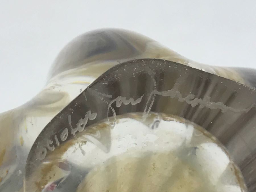 Vintage Orrefors Crystal Vase Jan Johansson Etch Signed [Photo 11]