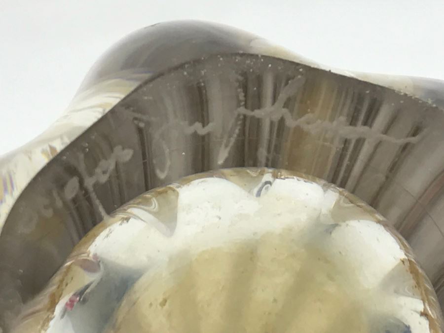 Vintage Orrefors Crystal Vase Jan Johansson Etch Signed [Photo 10]