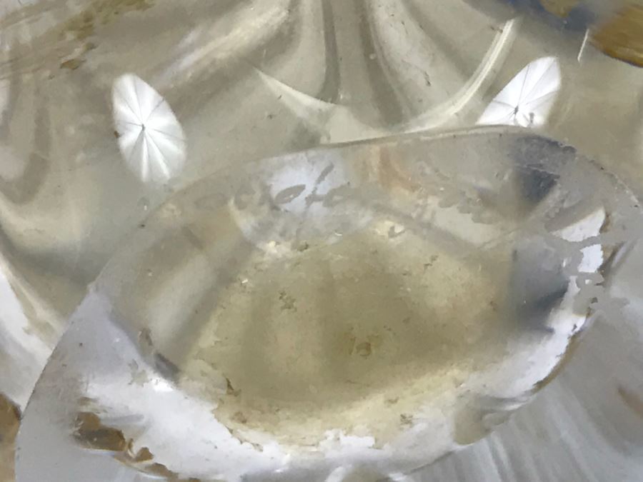 Vintage Orrefors Crystal Vase Jan Johansson Etch Signed [Photo 7]