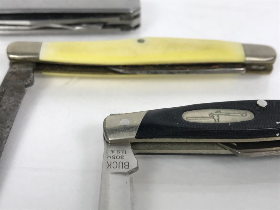 Set Of 3 Pocket Knives Including Vintage BUCK 305 [Photo 10]