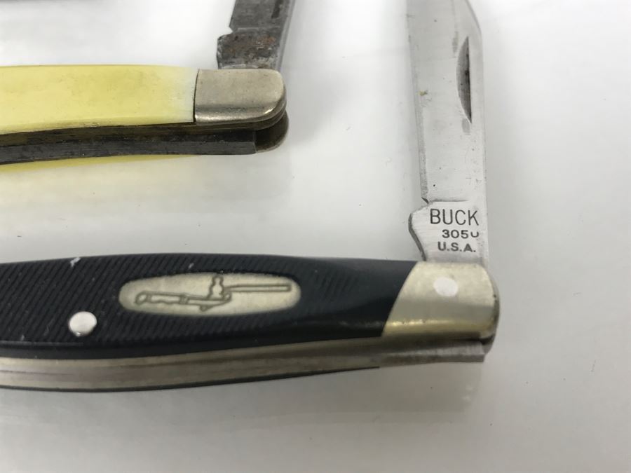 Set Of 3 Pocket Knives Including Vintage BUCK 305 [Photo 3]