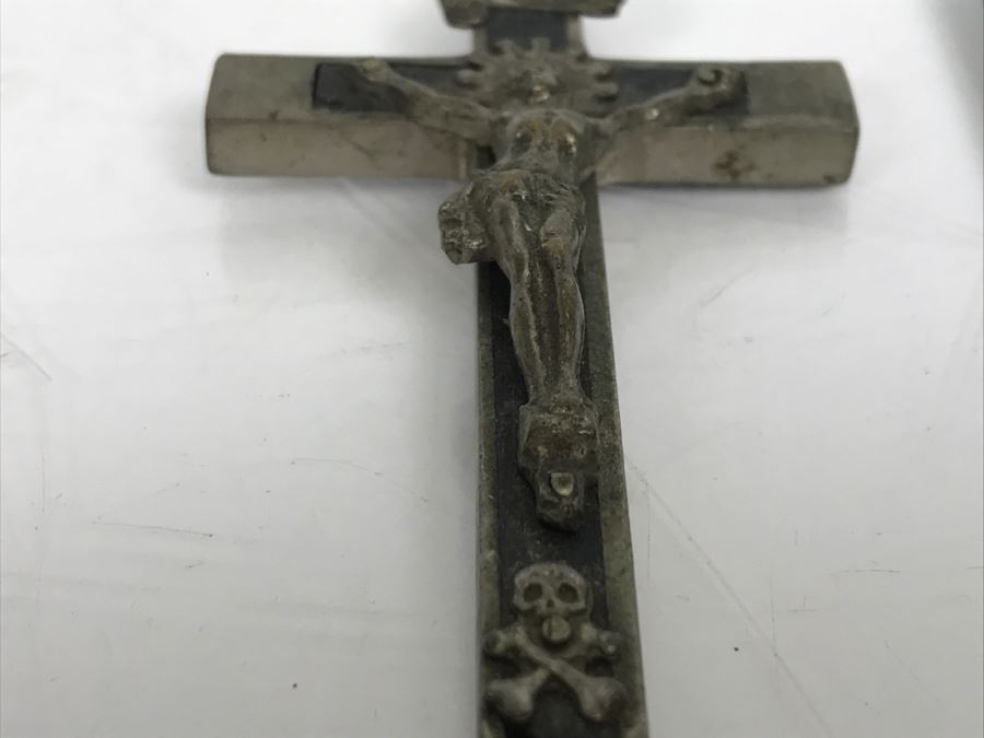 Vintage Metal Crucifix 3' Long [Photo 6]