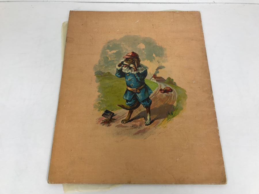 Vintage 1909 Children's Book 'One Two Three Four' By McLoughlin Bros 16 Color Plates [Photo 14]