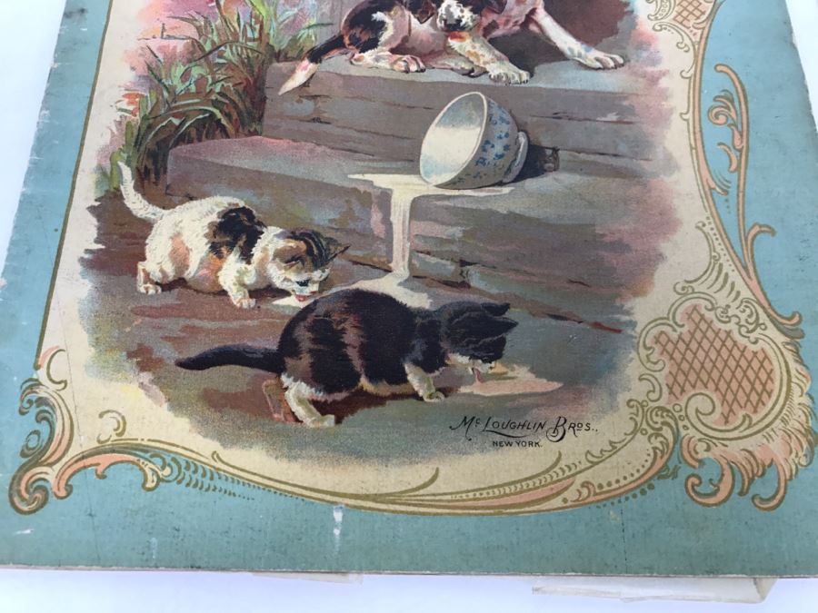Vintage 1909 Children's Book 'One Two Three Four' By McLoughlin Bros 16 Color Plates [Photo 5]