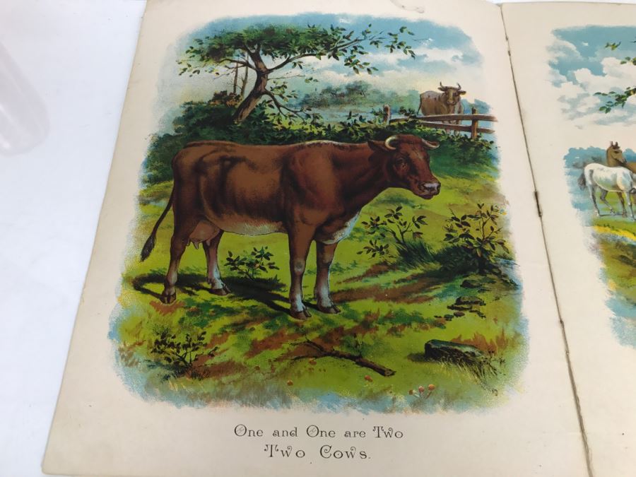 Vintage 1909 Children's Book 'One Two Three Four' By McLoughlin Bros 16 Color Plates [Photo 8]