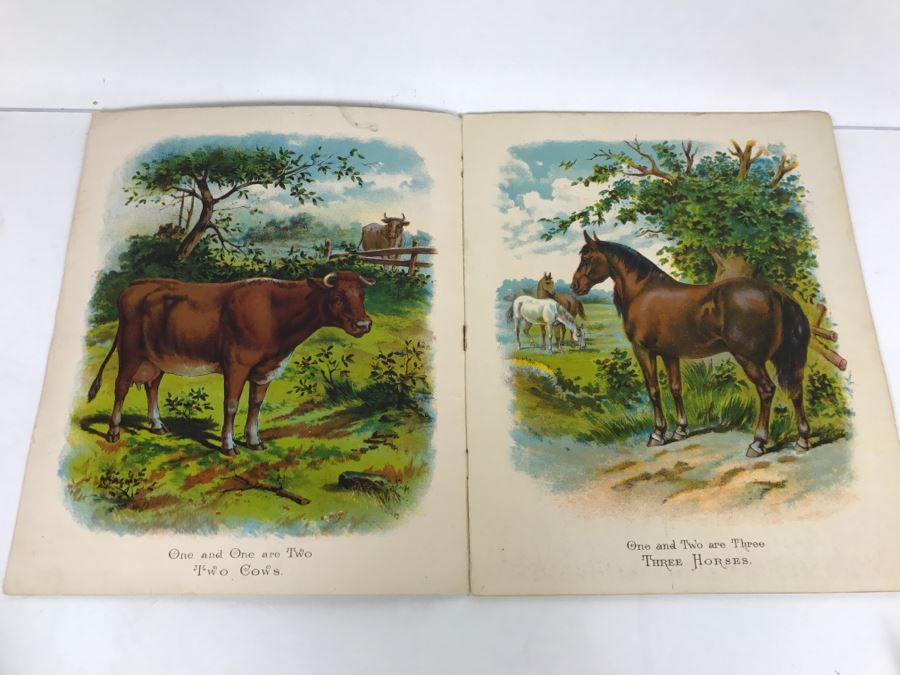Vintage 1909 Children's Book 'One Two Three Four' By McLoughlin Bros 16 Color Plates [Photo 2]