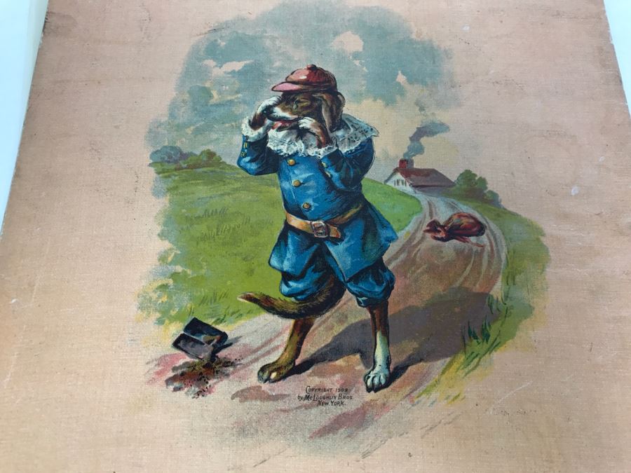 Vintage 1909 Children's Book 'One Two Three Four' By McLoughlin Bros 16 Color Plates [Photo 15]