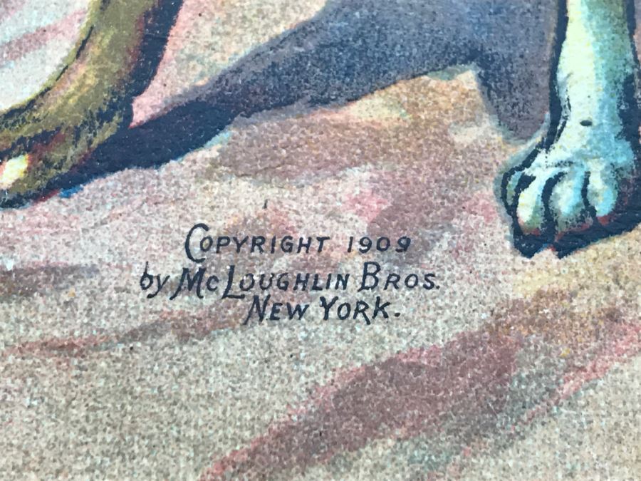 Vintage 1909 Children's Book 'One Two Three Four' By McLoughlin Bros 16 Color Plates [Photo 16]