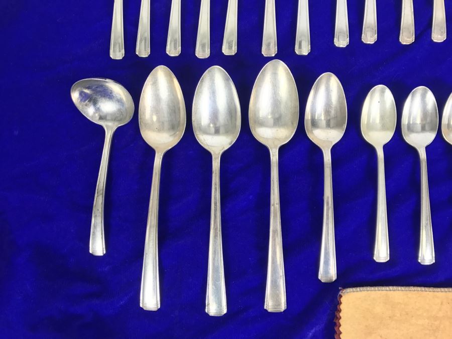 Westmorland Sterling Silver Flatware Set Apx Service For 6 - 1,155g [Photo 12]
