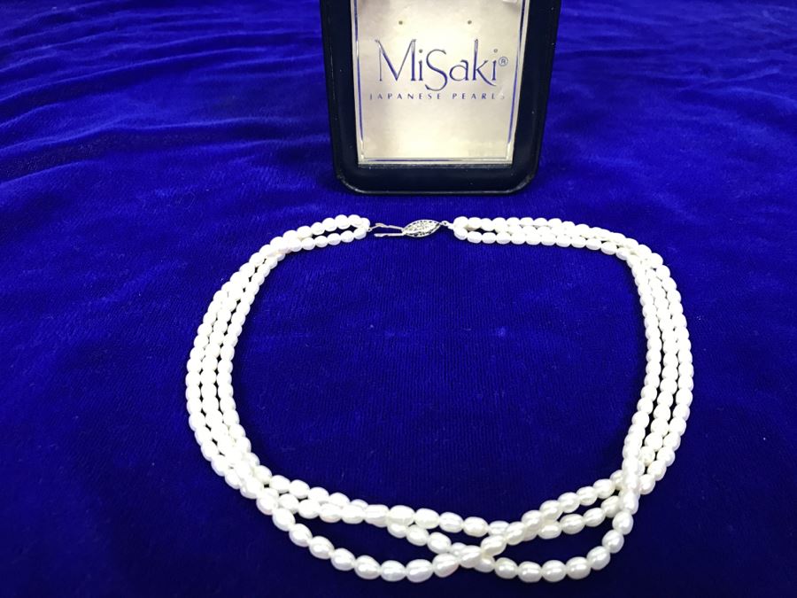Misaki Fresh Water Seed Pearl Necklace [Photo 3]
