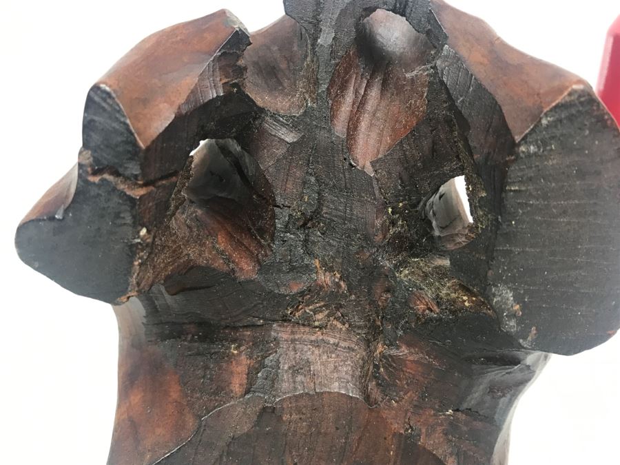 Asian Wood Carved Sculpture Of Elder Man [Photo 25]