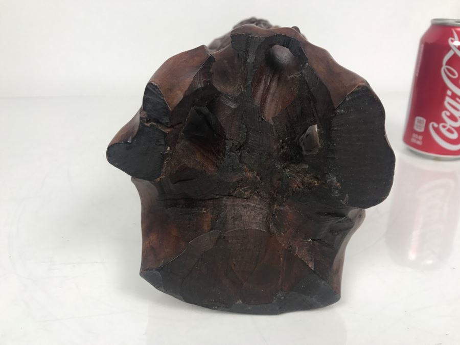 Asian Wood Carved Sculpture Of Elder Man [Photo 24]