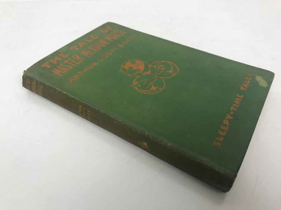Vintage 1921 Book The Tale Of Master Meadow Mouse By Arthur Scott Bailey Sleepy-Time Tales [Photo 3]