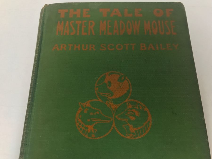 Vintage 1921 Book The Tale Of Master Meadow Mouse By Arthur Scott Bailey Sleepy-Time Tales [Photo 2]