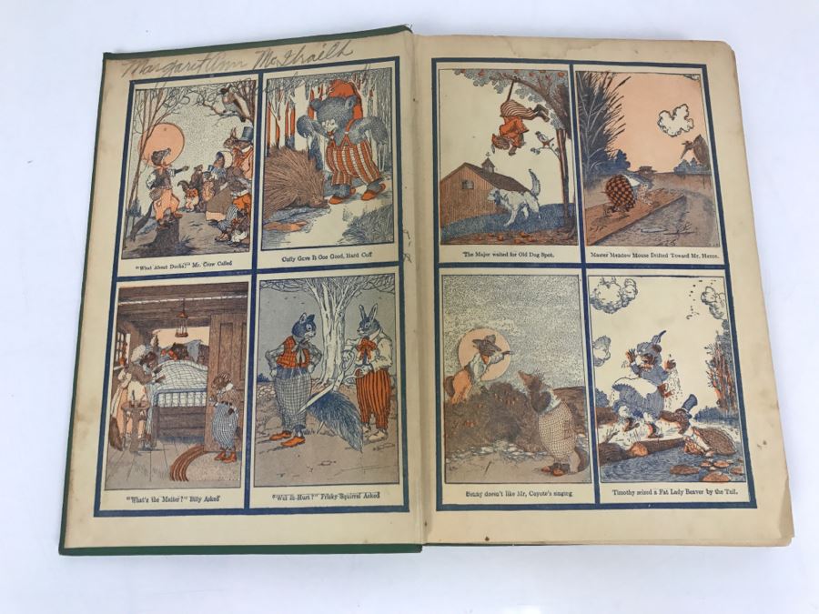 Vintage 1921 Book The Tale Of Master Meadow Mouse By Arthur Scott Bailey Sleepy-Time Tales [Photo 4]