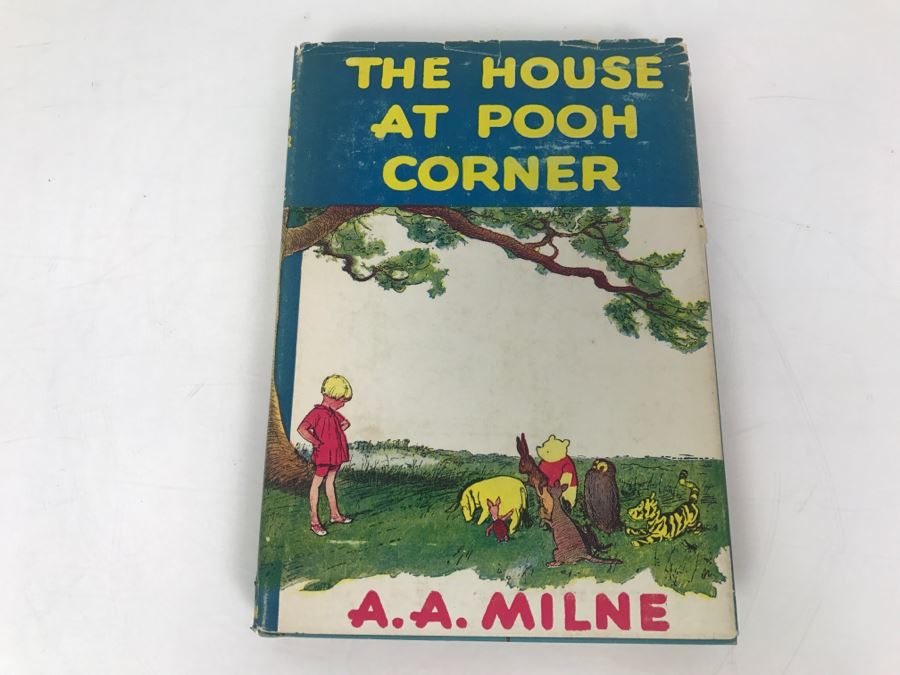 Vintage 1950 'The House At Pooh Corner' Book Reprinted From New Plates And Engravings By A. A. Milne With Dust Jacket [Photo 1]