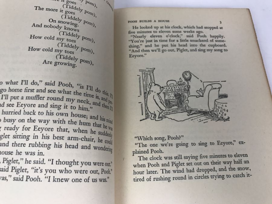 Vintage 1950 'The House At Pooh Corner' Book Reprinted From New Plates And Engravings By A. A. Milne With Dust Jacket [Photo 8]