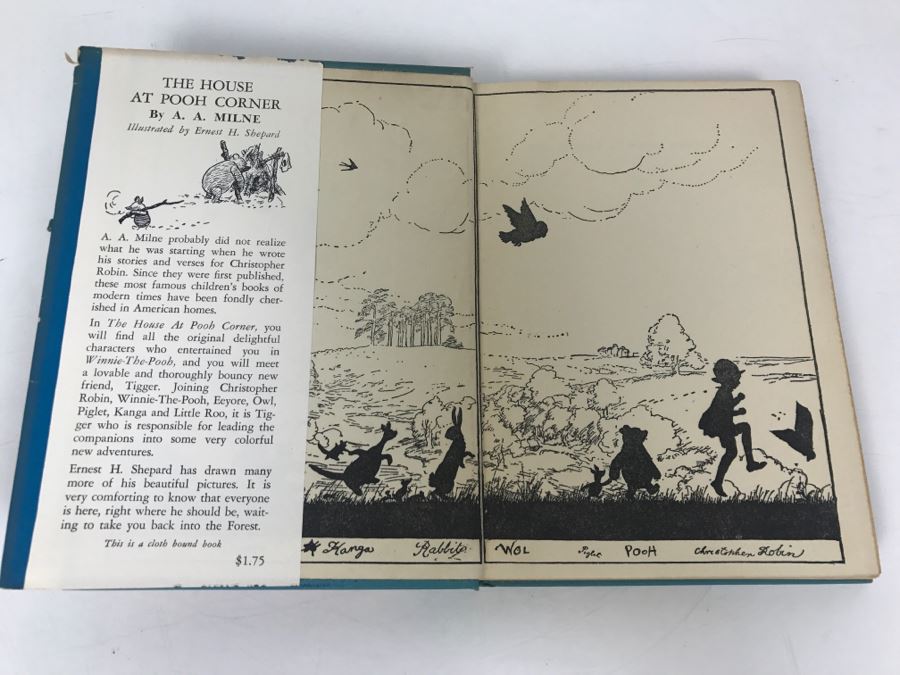 Vintage 1950 'The House At Pooh Corner' Book Reprinted From New Plates And Engravings By A. A. Milne With Dust Jacket [Photo 4]